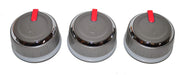 Weber 66753 3pk Control Knobs for Genesis II LX Series Grills - Grill Parts America