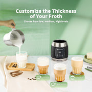 Maestri House Milk Frother, 21OZ Variable Temp and Froth Thickness Milk Frother and Steamer, Smart Touch Control Milk Warmer, Dishwasher Safe, Memory Function for Latte Cappuccino Hot Chocolate - Grill Parts America
