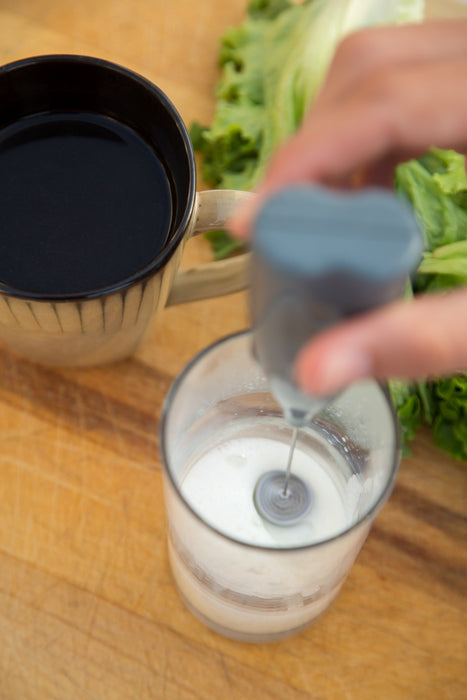 Zyliss Handheld Electric Milk Frother Wand - Versatile Drink Mixer - Frother for Coffee, Cappuccinos, Lattes or Shakes for Perfect Foam, Hot or Cold - Red - Grill Parts America