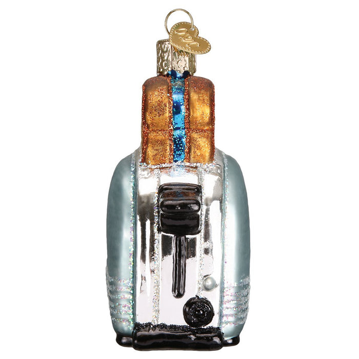 Old World Christmas Retro Toaster Glass Blown Ornament - Grill Parts America