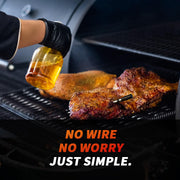 Paneceia Meat Thermometer Digital Wireless, 800FT Long Range Bluetooth Cooking Thermometer, Food Thermometer for Remote Monitoring of Grill, Oven, Smoker, Air Fryer, Rotisserie, iOS & Android App - Grill Parts America
