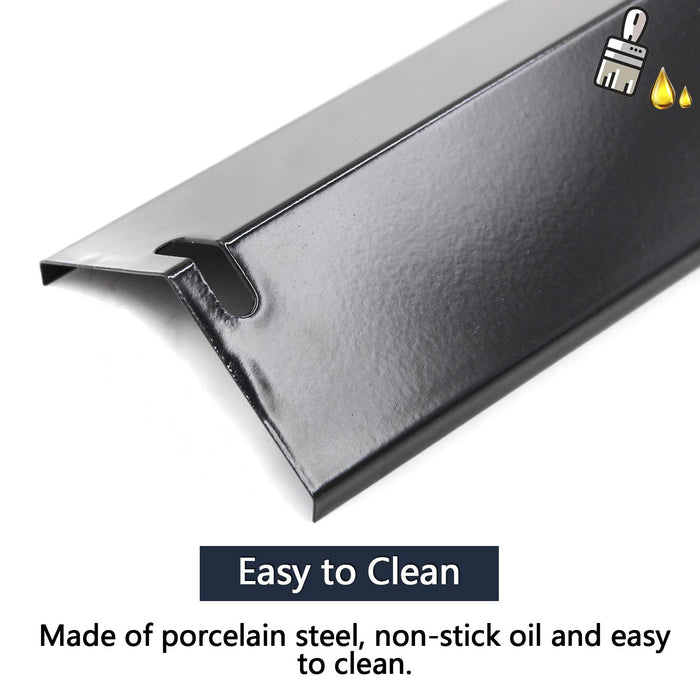 Hongso 15 Inch Porcelain Grill Heat Plates Shield Replacement for Dyna-glo DGF510SBP, DGF510SSP, Uniflame GBC1059WB, GBC1059WE-C, GBC1143W-C, Backyard GBC1460W, BY13-101-001-13 Gas Models, 5-Pack - Grill Parts America