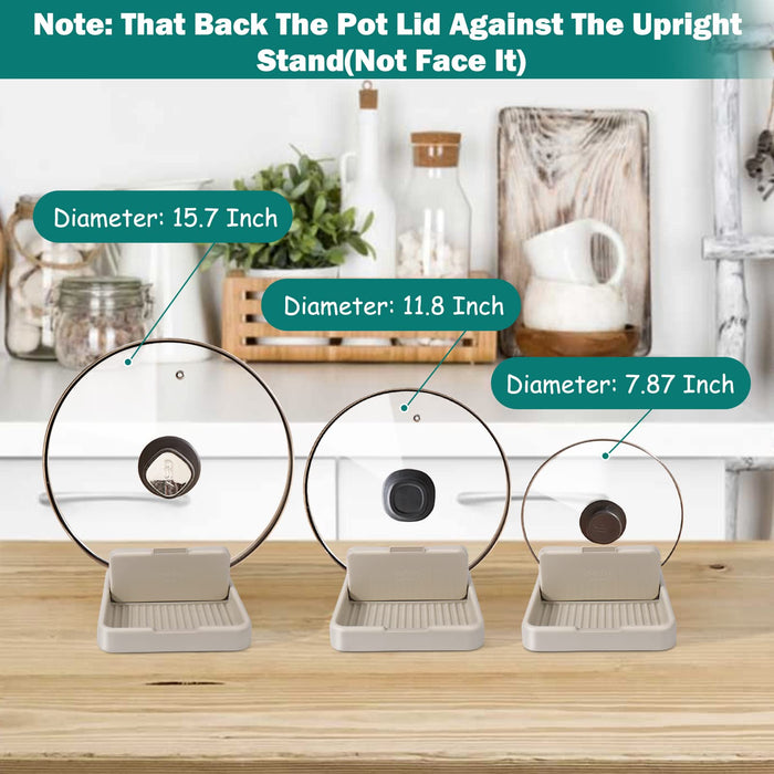 Spoon Rest for Kitchen Counter - 2Pack Spoon Holder for Stove Top, Pot Lid Holder with Drip Pad for Ladle|Spatula|Tongs|Forks|Utensil Holder Organizer - Grill Parts America