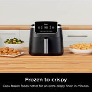 Ninja Air Fryer Pro 4-in-1 with 5 QT Capacity, Air Fry, Roast, Reheat, Dehydrate, Air Crisp Technology with 400F for hot, crispy results in just minutes, Nonstick Basket & Crisper Plate, Grey, AF141 - Grill Parts America