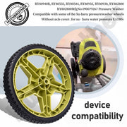 Huthbrother 2-pack replacement wheel, 12 x 1.75 inches, 1/2-inch hub for Homelite and Ryobi patio equipment