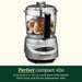 Cuisinart Food Processor, Mini-Prep 3 Cup, 24 oz, Brushed Chrome and Nickel, DLC-2ABC - Grill Parts America