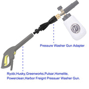 M MINGLE Foam Cannon, Replacement Parts for Portland Husky and Ryobi Pressure Washer, with 5 Nozzle Tips, 1/4 Inch Quick Connector - Grill Parts America