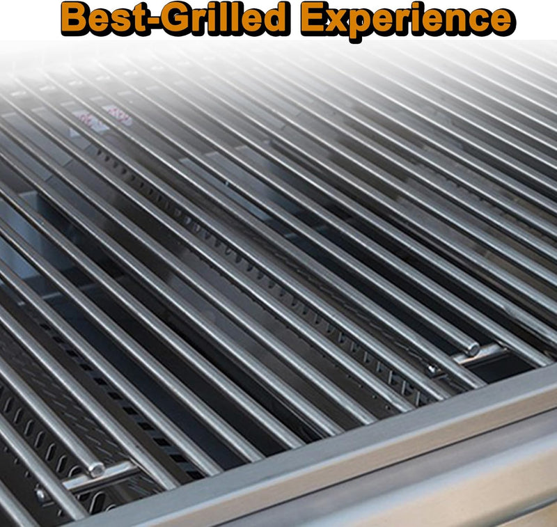 16517 Grill Grates Replacement Parts for Bull Grill Parts 5 Burner Brahma 30 Inch 57568 57569 57568CE 57569CE 57568AGA 57569AGA Lion Premuim L90000 40 Inch Stainless Steel Cooking Grate 5 Pcs