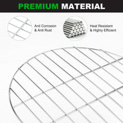 1 Pack Grill Grate Replacement, Steel Grill Grates for BBQ Parts [13.39 Inch]