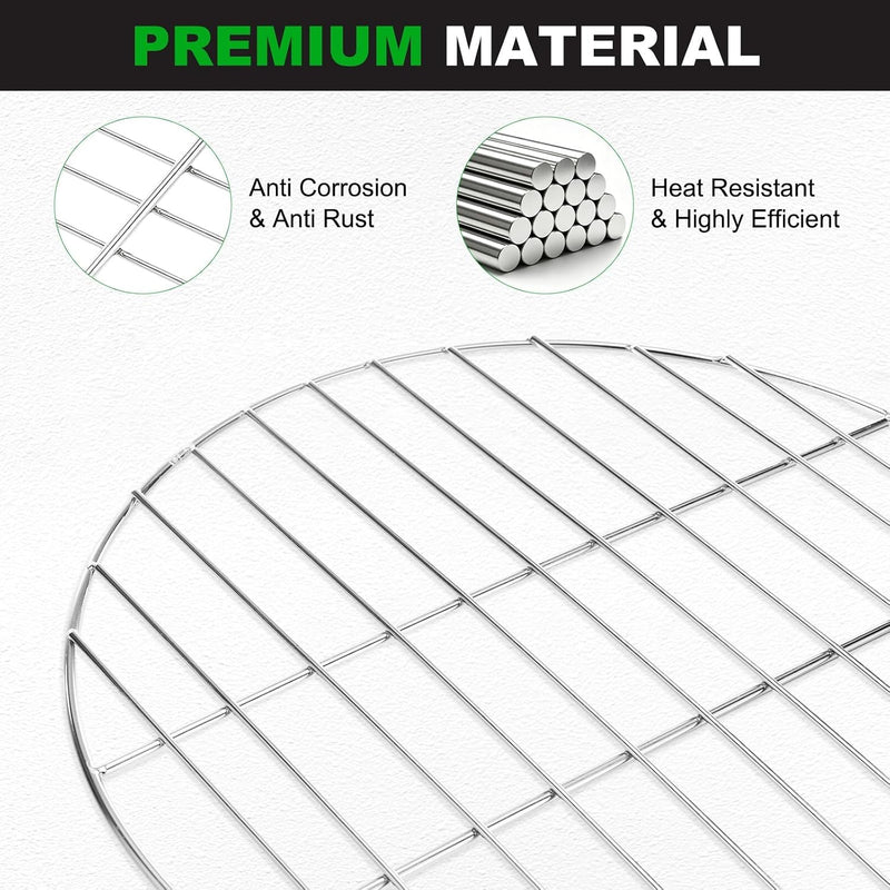 1 Pack Grill Grate Replacement, Steel Grill Grates for BBQ Parts [13.39 Inch]