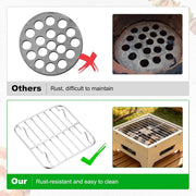 1 Pack Grill Grate Replacement, Steel Grill Grates for BBQ Parts [3.74 Inch]