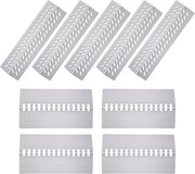 Grill Heat Shield Heat Plates for Bull Grill Replacement Parts 16631,16521, 16670, Cal Flame Replacement Parts, Bull Brahma, G Series 5 Burner Grill G5 BBQ18G05, Burner Covers BBQ Accessories