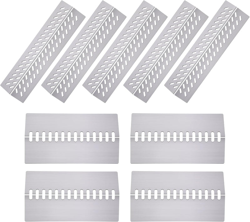 Grill Heat Shield Heat Plates for Bull Grill Replacement Parts 16631,16521, 16670, Cal Flame Replacement Parts, Bull Brahma, G Series 5 Burner Grill G5 BBQ18G05, Burner Covers BBQ Accessories