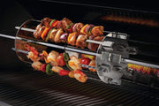 Napoleon Rotisserie Shish-Kebab Skewer Set - Fits Most Spit Rods, 6 Skewers, 2 Rotisserie Plates, Does Not Include Rotisserie