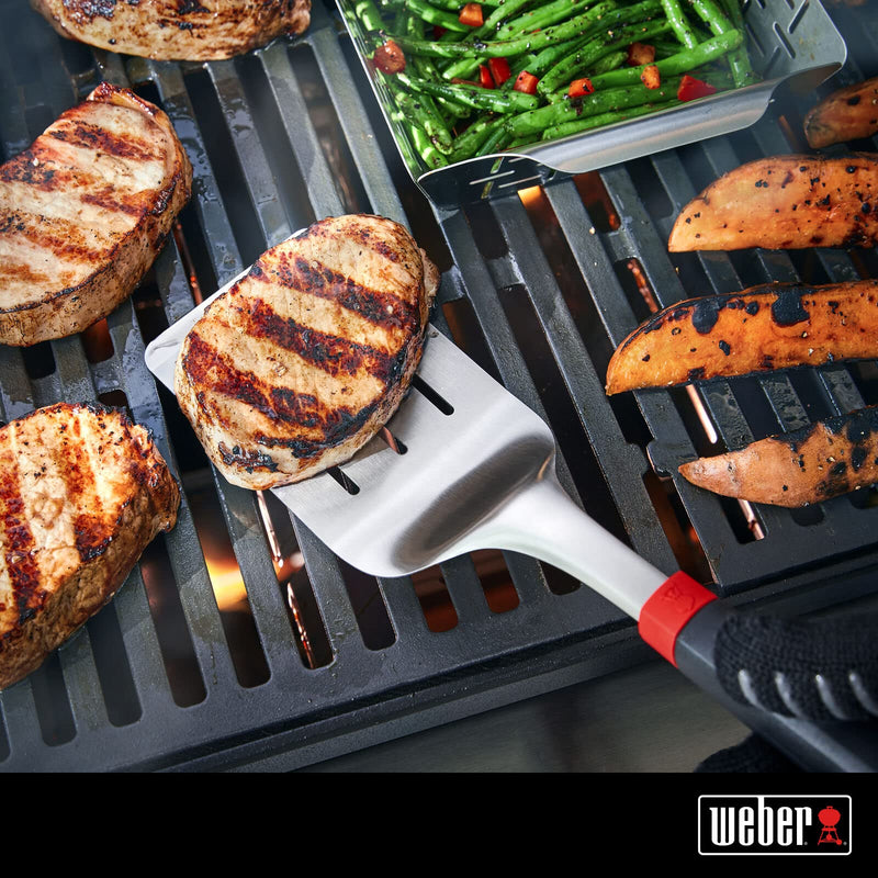 Weber 6318 Grill Spatula, Black, 40.005 cm*4.0132 cm*9.017 cm - Grill Parts America
