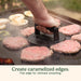 Cuisinart 6.5" Cast Iron Smashed Burger Press, Juicy & Crispy Burgers for BBQs, Cookouts - Grill Parts America