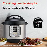 Instant Pot Duo 7-in-1 Mini Electric Pressure Cooker, Slow Rice Cooker, Steamer, Sauté, Yogurt Maker, Warmer & Sterilizer, Includes Free App with over 1900 Recipes, Stainless Steel, 3 Quart - Grill Parts America