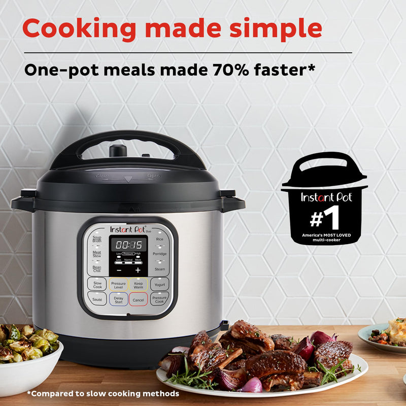 Instant Pot Duo 7-in-1 Mini Electric Pressure Cooker, Slow Rice Cooker, Steamer, Sauté, Yogurt Maker, Warmer & Sterilizer, Includes Free App with over 1900 Recipes, Stainless Steel, 3 Quart - Grill Parts America