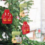 Funtery 4 Pcs Christmas Baking Ornament Green Mixer Ornament and Red Chef Bakers Apron Ornament Cute Gingerbread Chef Christmas Tree Ornaments Xmas Hanging Kitchen Ornaments - Grill Parts America