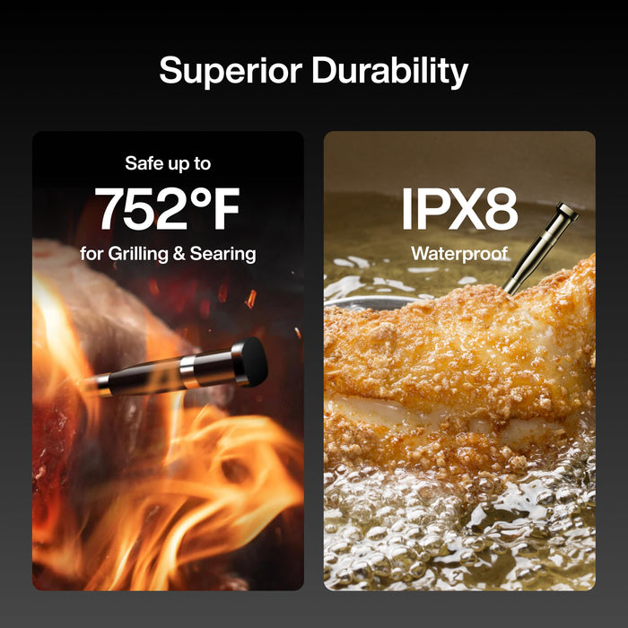 Typhur Sync One Smart Wireless Meat Thermometer Digital: Standalone Base for Quick and Easy Control, Unlimited Range WiFi & Bluetooth, Proven Stronger Signal Stability, for BBQ Grill Oven Smoker - Grill Parts America