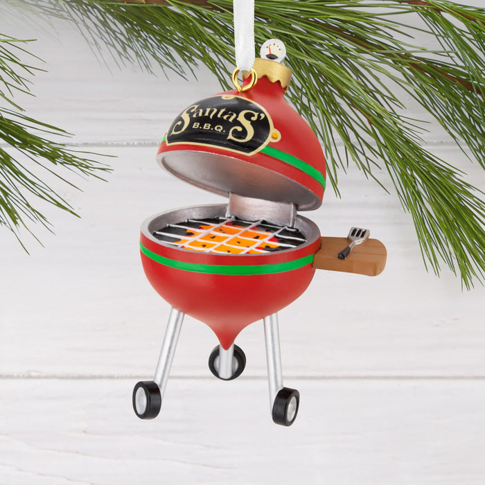 Hallmark Santa's BBQ Grill Christmas Ornament - Grill Parts America