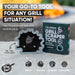 Stocking Stuffers for Adults - BBQ Grill Accessories, Bristle-Free Camping Accessories, Perfect BBQ Gifts for Men Who Like Grilling, Grill Scraper for Outdoor Grill, Dads Who Have Everything - Grill Parts America