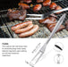 Grilljoy 8PCS Heavy Duty BBQ Grill Tools Set with Extra Thick Stainless Steel Spatula, Fork, Tongs & Cleaning Brush - Complete Barbecue Accessories Kit with Portable Bag - Perfect Grill Gifts for Men - Grill Parts America