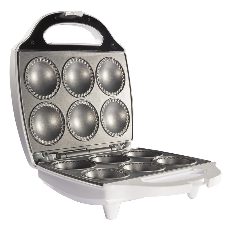 Mini Pie & Quiche Maker- Nonstick Baker Cooks 6 Small Quiches or Pies in Minutes - Grill Parts America