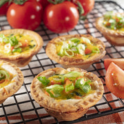 Mini Pie & Quiche Maker- Nonstick Baker Cooks 6 Small Quiches or Pies in Minutes - Grill Parts America