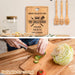 Gifts for Dad - "The GrillFather" Birthday Gifts for Dad Cutting Board Set, Bamboo-Made Engraved Utensil Set Dad Gifts, Idea Birthday/Fathers Day/Christmas for Papa, Father from Daughter/Son - Grill Parts America