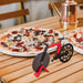 Aijohnny Bicycle Pizza Cutter Wheel with Holder, Robust Bicycle Shape 2.4” Stainless Steel Pizza Knife, Frosted Surface Non-Stick & Sharp Blades, Pizza Slicer Funny Kitchen Gadget (Red) - Grill Parts America