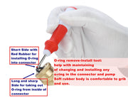 Meteor Blast Quick Connecting Pivoting Brass Coupler Attachment 120 Degree with 5 Angles and Safety Lock for Pressure Washer Spray Nozzle, Cleaning Hard to Reach Area Max 5000 PSI 1/4 Inch Plug - Grill Parts America