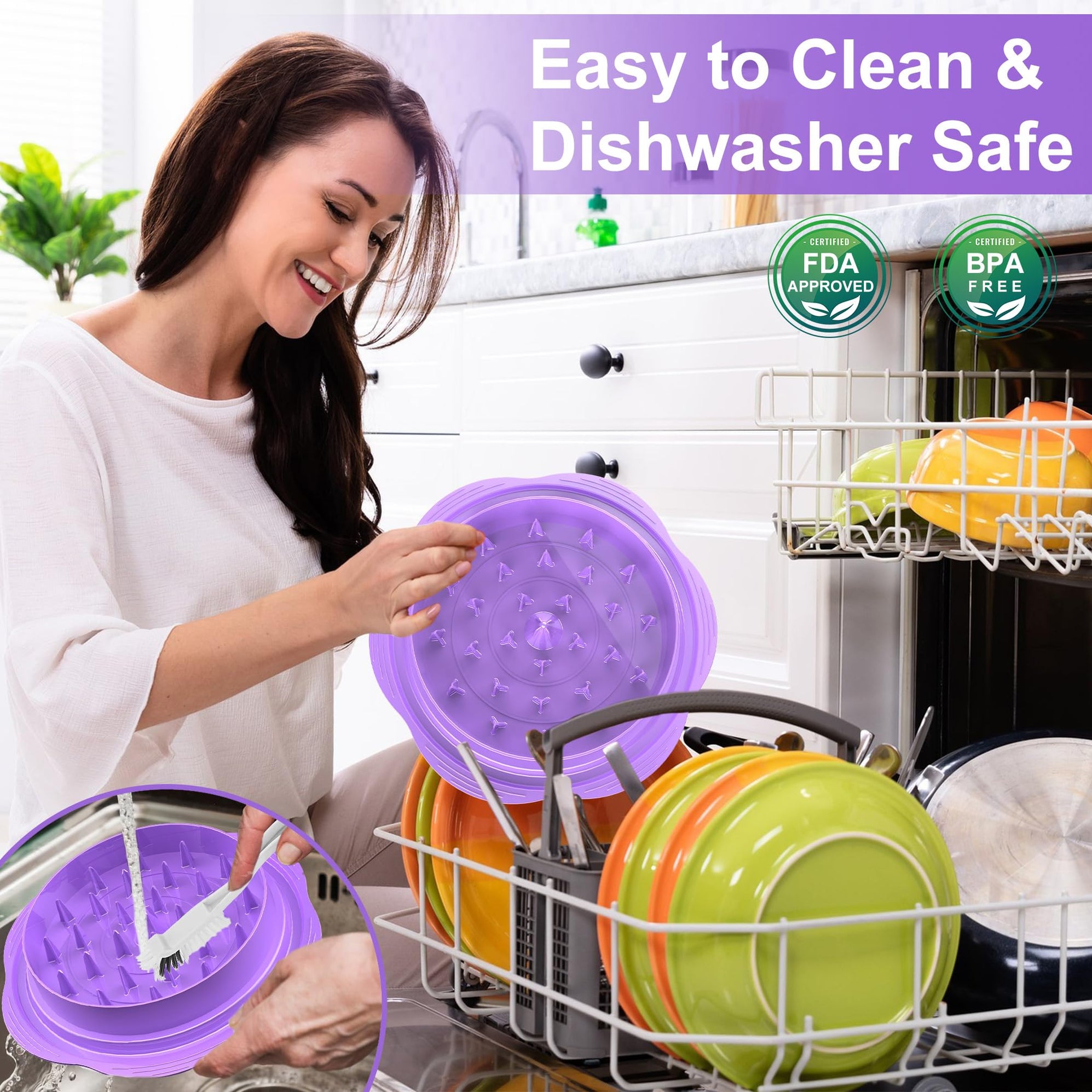 SURETIVIAN Chicken Shredder Large Chicken Breast Shredder Tool Twist