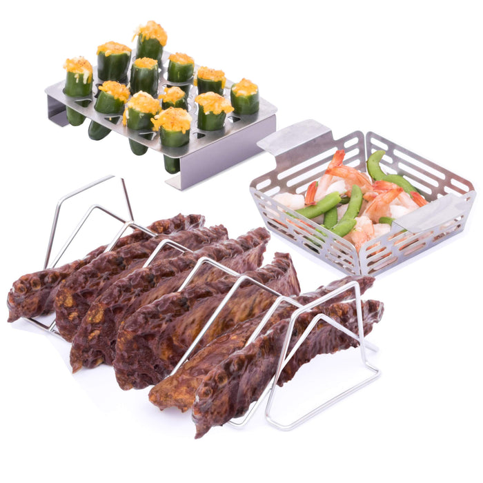Char-Broil Grill Plus Rib & Roast Rack Combo Kit - Grill Parts America
