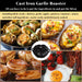 AOKDEER Garlic Roaster, Cast Iron Garlic Roaster for Kitchen Grill Oven, Dining Room, Indoor or Outdoor, BBQ Grill Garlic Tools, Garlic Baker for Picnic Camping Patio Backyard Cooking - Grill Parts America
