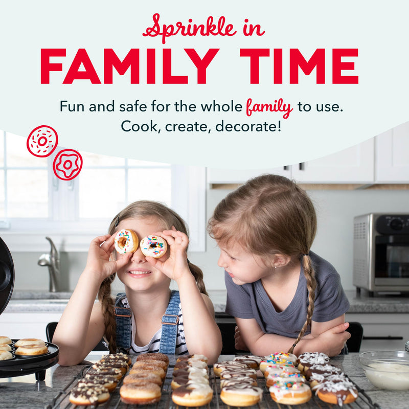 DASH Mini Donut Maker Machine for Kid-Friendly Breakfast, Snacks, Desserts & More with Non-stick Surface, Makes 7 Doughnuts - Aqua - Grill Parts America