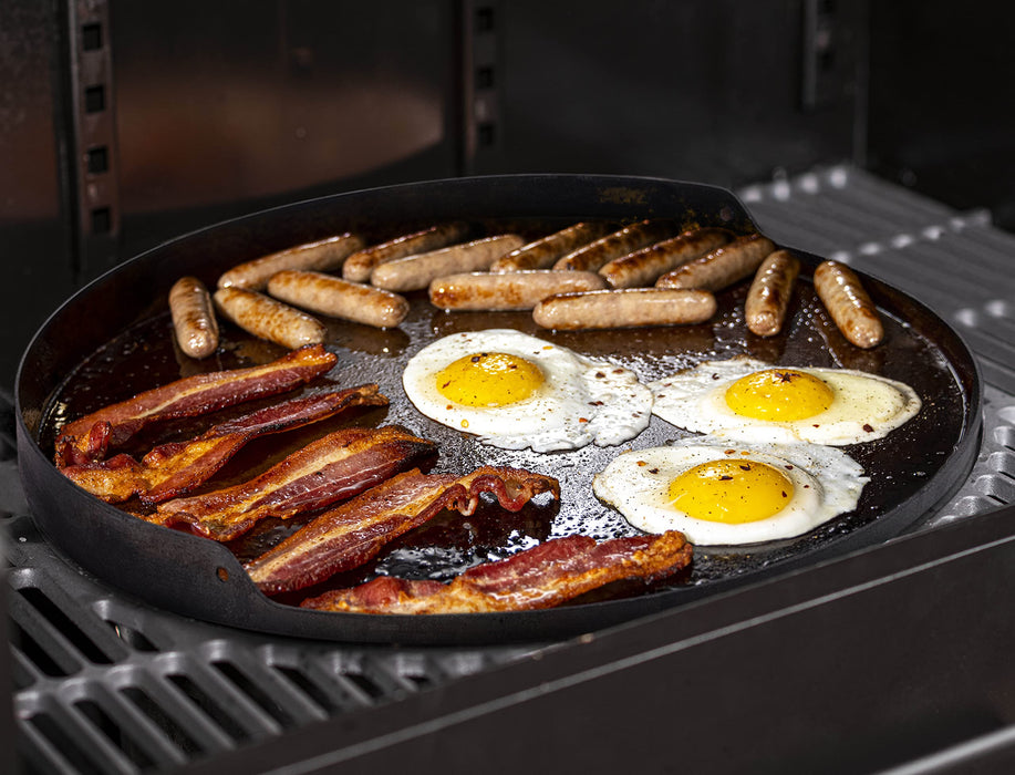 Oklahoma Joe's 7577447P04 Griddle & Pizza Steel, Large, Silver - Grill Parts America