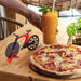 Aijohnny Bicycle Pizza Cutter Wheel with Holder, Robust Bicycle Shape 2.4” Stainless Steel Pizza Knife, Frosted Surface Non-Stick & Sharp Blades, Pizza Slicer Funny Kitchen Gadget (Red) - Grill Parts America