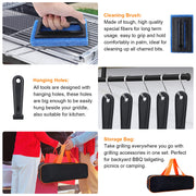 Blackstone Griddle Accessories Kit,16pcs Flat Top Grill Accessories Set for Blackstone and Camp Chef with Spatula,Scraper,Griddle Cleaning Kit &Carry Bag,Great for Outdoor BBQ & Teppanyaki and Camping - Grill Parts America