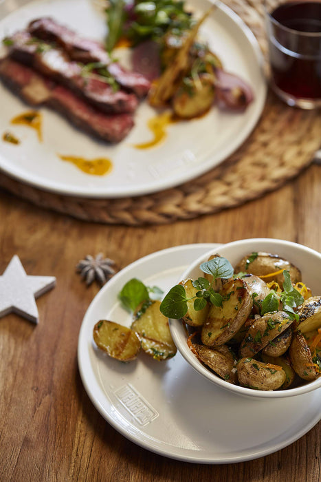 Weber Porcelain Bowl Set | Salad/Dipping Bowls Set Porcelain Dinnerware Barbecue Accessories | Set of 2, 14cm, White (17882) - Grill Parts America