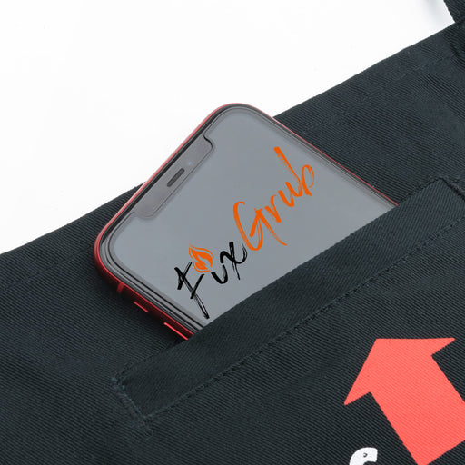 FixGrub Dad BBQ Apron, Funny Apron, Grill Apron, Chef Apron with 3 Pockets, Bottle Opener, Towel and Gift Box, 100% Cotton, Ideal Birthday, Christmas and Father's Day Gift for Men - Grill Parts America