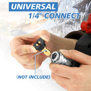 RIDGE WASHER Pressure Washer Gun 5000 PSI with Nozzle Bracket, 12 GPM, Power Washer Trigger Gun with 1/4" Quick Connector, 360° Swivel 3/8'' NPT Thread, M22-14mm and M22-15mm Fitting - Grill Parts America