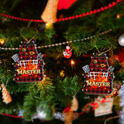 MUCHNEE BBQ Christmas Ornament 2024, Smoker BBQ Gifts, Barbecue Gift, Funny BBQ Apron Acrylic Ornaments, Birthday Xmas for BBQ Lovers Family Friends, King of The Grill Xmas Tree Decor - Grill Parts America