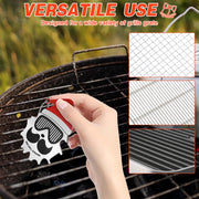 Santa Claus BBQ Grill Scraper, Stocking Stuffers for Men,Grill Cleaning Tool,Safe Bristle Free Grill Fits Almost Any Grill, Grill Accessories, Ideal Gifts for Christmas, for Men - Grill Parts America