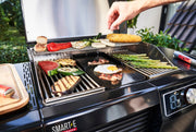 Char-Broil 140119 Griddle for Smart-E Electric Grill Barbecue, Porcelain Enamelled Steel, Black - Grill Parts America