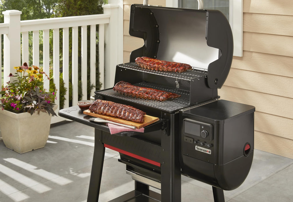 Weber Searwood 600 Pellet Folding Front Table 24" - Grill Parts America