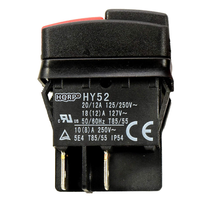 HQRP On Off Power Switch Compatible with Ryobi RY-14122 RY-141600 RY-141900 RY-141820VNM RY-141802 RY-141612 RY-1419MTVNM 760504007 PS80720 80720 1600 Pressure Washer - Grill Parts America