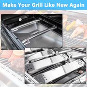 Replacement Parts for Nexgrill 720-0830X, Gas Burners and Flame Tamers Kit Replacement for Nexgrill 4 Burner 720-0830X Gas Grill