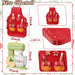 Funtery 4 Pcs Christmas Baking Ornament Green Mixer Ornament and Red Chef Bakers Apron Ornament Cute Gingerbread Chef Christmas Tree Ornaments Xmas Hanging Kitchen Ornaments - Grill Parts America