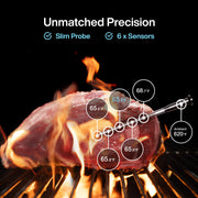 Typhur Sync One Smart Wireless Meat Thermometer Digital: Standalone Base for Quick and Easy Control, Unlimited Range WiFi & Bluetooth, Proven Stronger Signal Stability, for BBQ Grill Oven Smoker - Grill Parts America